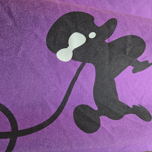 Purple A-Line Skirt with Poodle Design - Picture 3 of 6